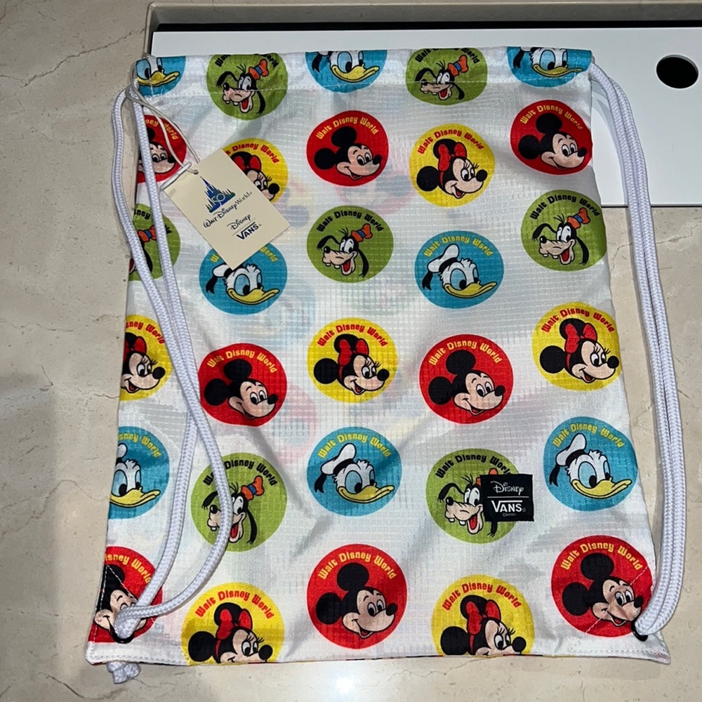 Walt Disney World Vans Backpack Minnie, Mickey, Donald, Goofy
